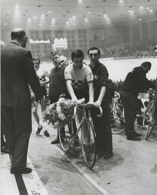 Image of Tom Simpson at the Ghent Six Day 